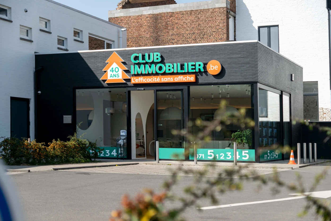 La façade de l’agence Club Immobilier
